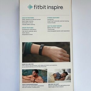 Fitbit Inspire Black Fitness Tracker NWT